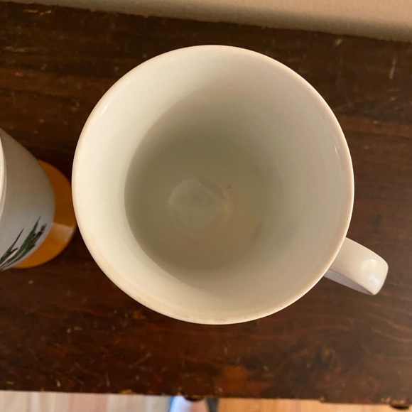 Pair of vintage pedestal mugs with bird motif - Picture 3 of 3